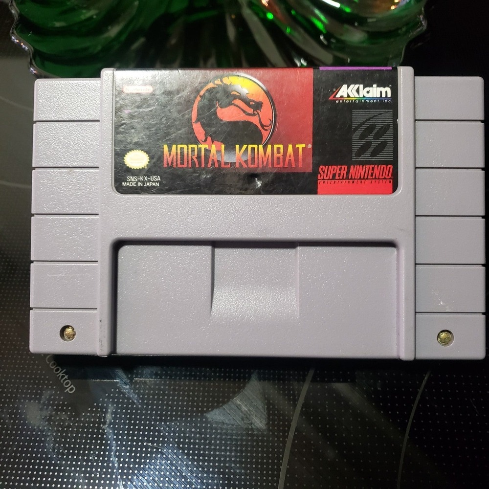 Mortal Kombat Nintendo SNES Super Nintendo Game Cartridge SNS-KX-USA Acclaim